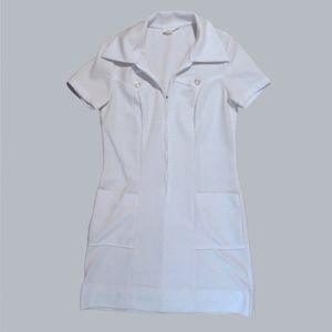 Vintage Nurse-Style Dress